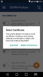 How to Set up OPENVPN connection on Android