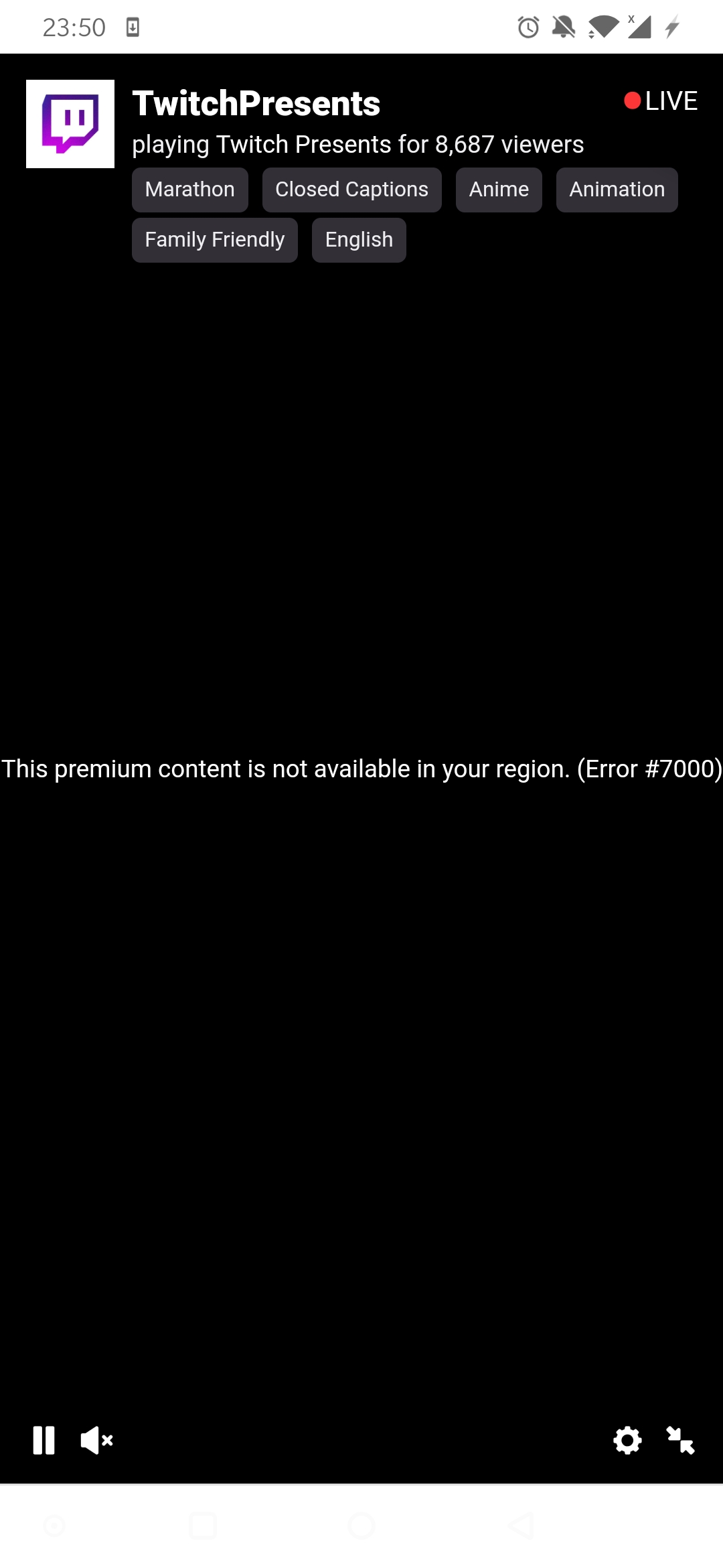 TwitchPresents region blocked