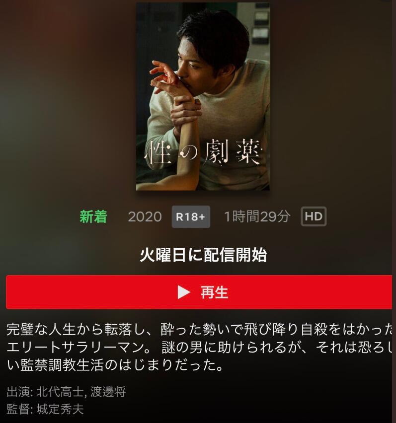 性の劇薬 netflix vpn