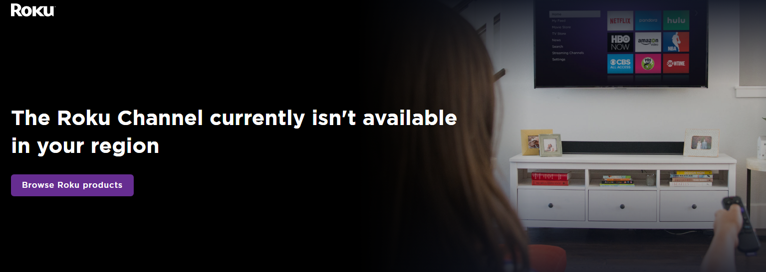 The Roku Channel currently isn't available in your region